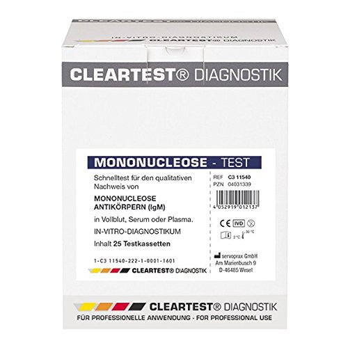 CLEARTEST 4031339 Mononucleose Test (25-er Pack)