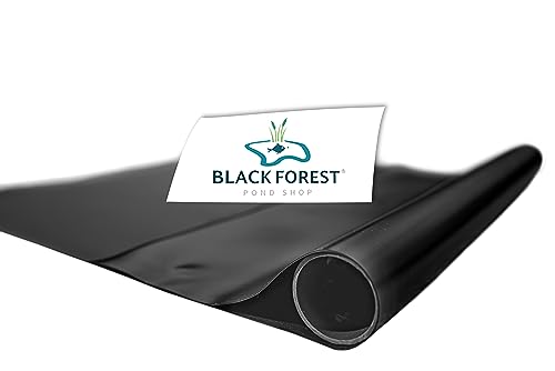 Black Forest Pond Shop Teichfolie PVC schwarz 0,50 mm 8 x 6 m für Schwimmteich Gartenteich Badeteich - Made in Germany 8x6m