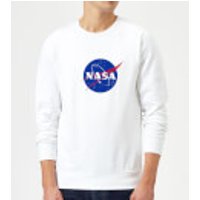 NASA Logo Insignia Sweatshirt - Weiß - M - Weiß