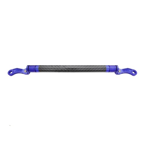 AOBANIT Motorrad Kohlefaser Balance Bar Multifunktionslenker Aluminiumlegierung Einstellbare Länge Balance Bar (Farbe: Blau)