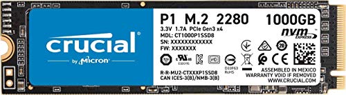 Crucial P1 CT500P1SSD8 500GB Internes SSD (3D NAND, NVMe, PCIe, M.2)