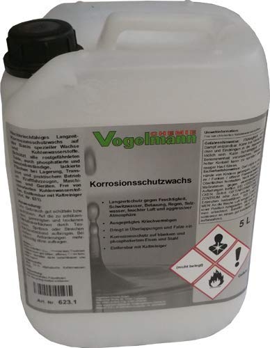 Vogelmann Chemie GmbH 30 l Korrosionsschutzwachs Rostschutz Konservierungswachs Korrosionsschutz