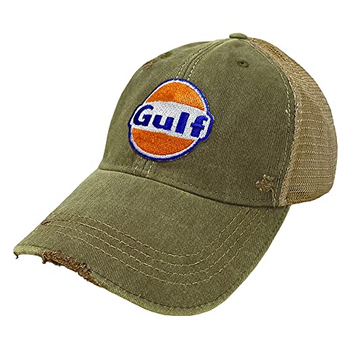 Gulf Verstellbarer Snapback-Hut im Used-Look, Forever Olive, Einheitsgröße