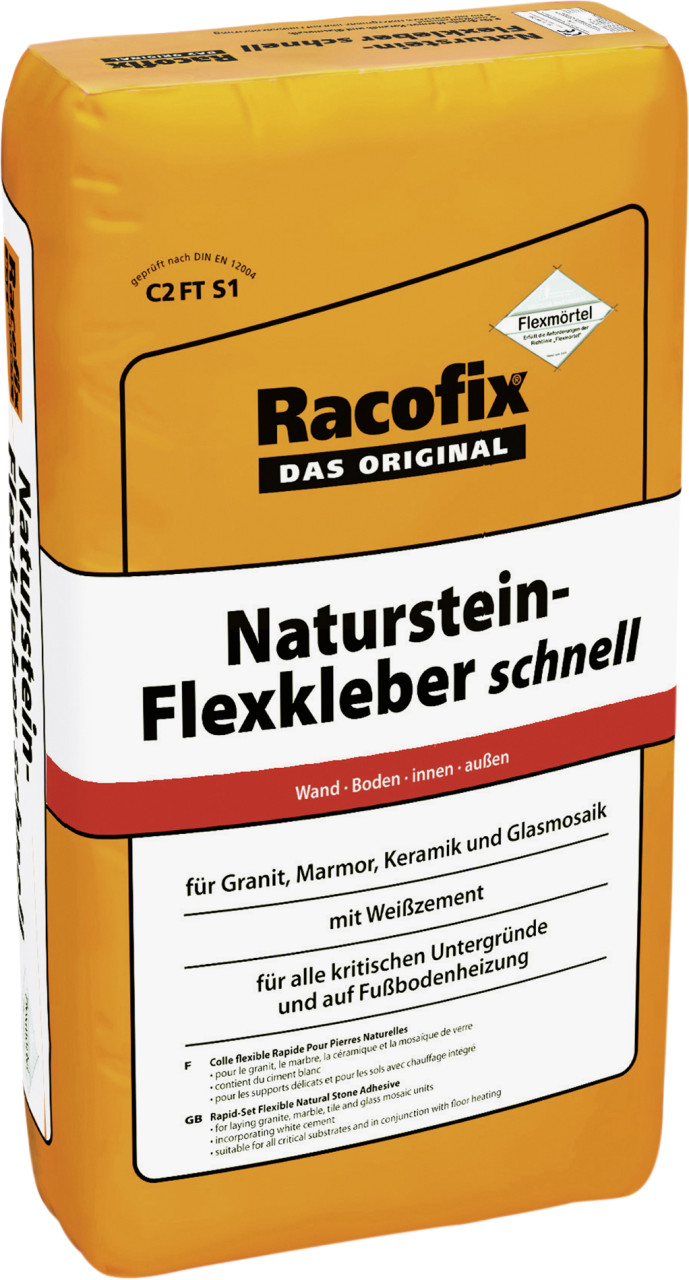 Racofix Flexkleber Naturstein Schnell 23 kg