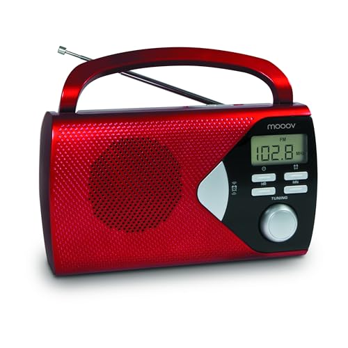 Metronic Tragbares Radio, Rot, 477201