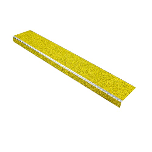 Treppenkantenprofil "Thin Line" 100 mm, Antirutschbeschichtung R13 (10 cm x 60 cm, public)