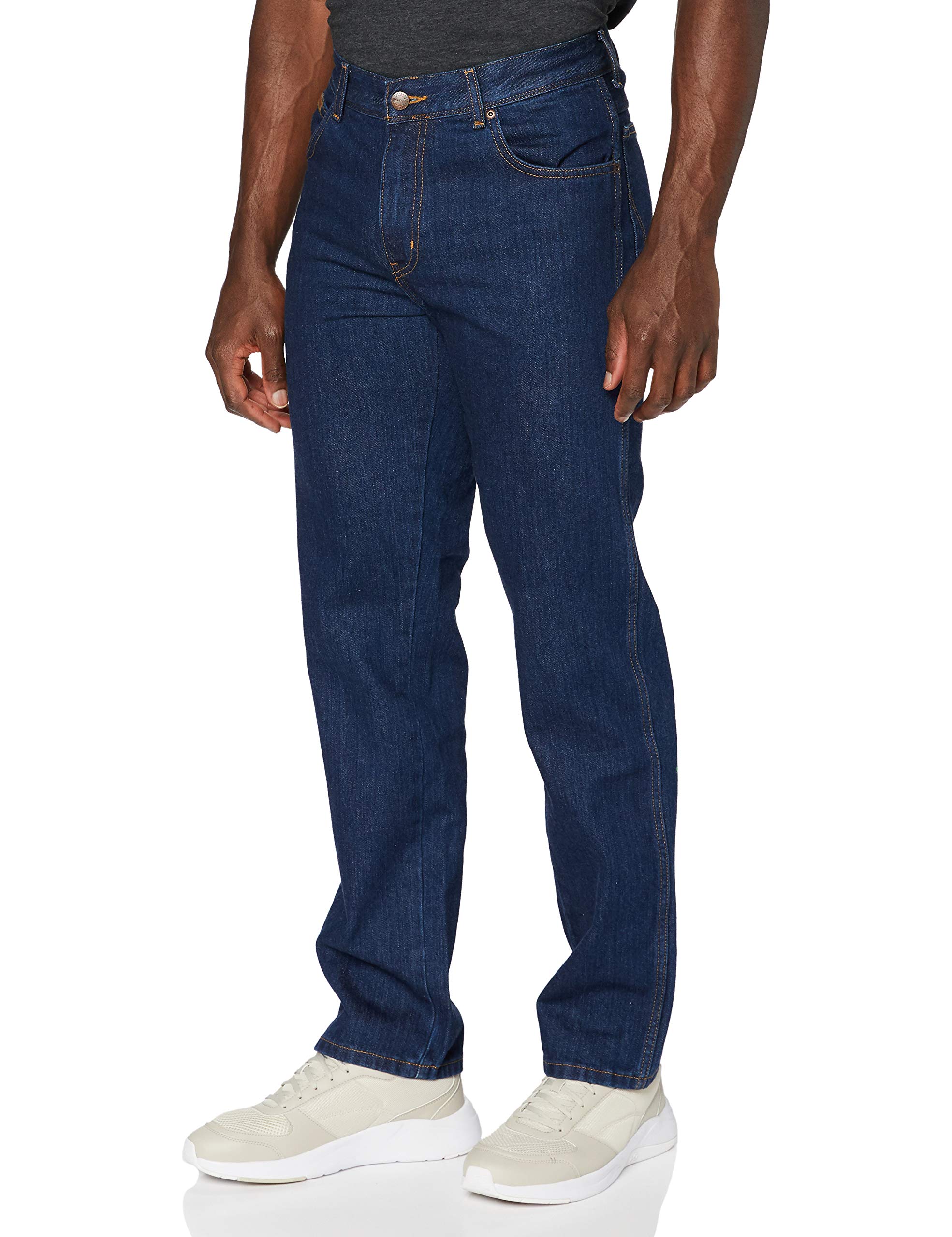 Wrangler Herren Texas 821 Authentic Straight Jeans, Darkstone, 50W / 32L