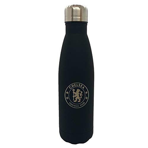Chelsea FC - Thermosflasche mit weichem Bezug - Offizielles Merchandise - Geschenk für Fußballfans - 500 ml