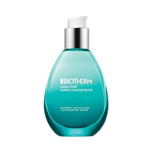 Biotherm Aqua Pure Super Concentrate Tagespflege, erfrischende Creme für eine hydratisierte Haut, mit Life Plankton und Salicylsäure, Gesichtscreme für ein verfeinertes und reines Hautbild, 50 ml