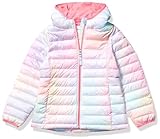 Amazon Essentials Hooded Puffer outerwear-jackets, Ombre Pink, US XS (EU 104-110 CM)