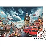 Puzzles Für Erwachsene 500 Teile London Cultural Theme Puzzles Als Geschenke Für Erwachsene 500pcs (52x38cm)