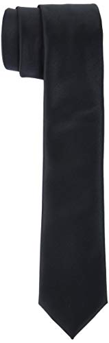 Daniel Hechter Herren TIE 6 CM Krawatte, Schwarz (Black 990), 1