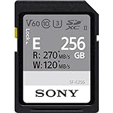 Sony SFE256 SDXC-Speicherkarte (256 GB, SF-E Serie, UHS-II U3 V60, Lesegeschwindigkeit: 270 MB/s, Schreibgeschwindigkeit: 120 MB/s)