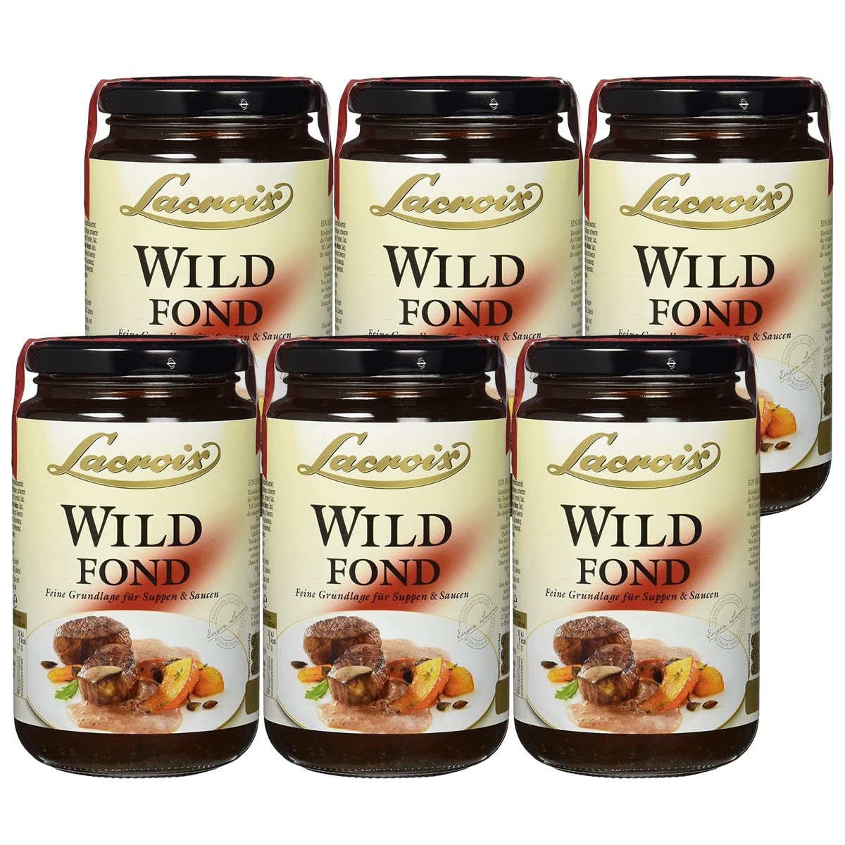 Lacroix Wild Fond feine Grundlage für Suppen und Saucen 400ml 6er Pack