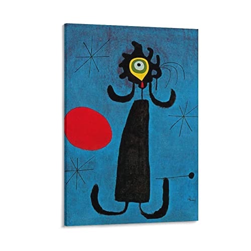 Joan Miró Klassisches Gemälde abstrakte Kunst Poster 14 Wandkunst Poster Geschenke Schlafzimmer Drucke Wohnkultur Hängendes Bild Leinwand Gemälde Poster 30 x 45 cm