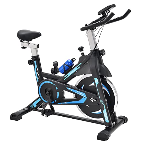 ArtSport Speedbike RapidPace – Ergometer Fahrrad Pulsmesser LCD Display - 10 kg Schwungmasse - bis 120 kg – Heimtrainer Fitness Indoor Cycling Bike