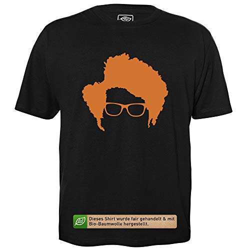 IT-Afro - Herren T-Shirt für Geeks mit Spruch Motiv aus Bio-Baumwolle Kurzarm Rundhals Ausschnitt, Größe 3XL