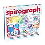 World Brands Spirograph Deluxe-Set, Zeichen-Set, Basteln, Schablonen zum Malen, Mosaik, Kinder, Zeichnenlernen, Geschenke für Kinder (80977)