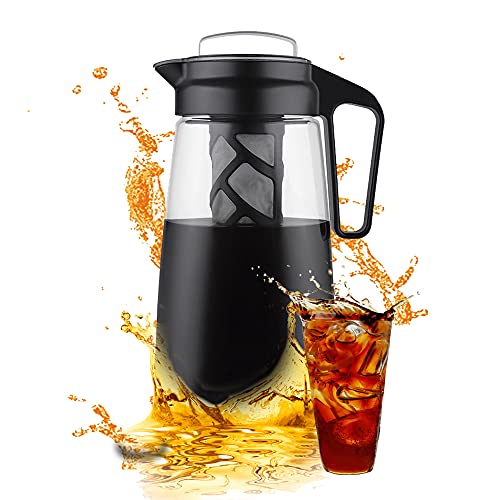 Snadi Cold Brew Jug - 2 Litre (Cold Brew Coffee Maker) Infuser with Fine Mesh Filter and Airtight Lid Design in Tritan 100% BPA Free