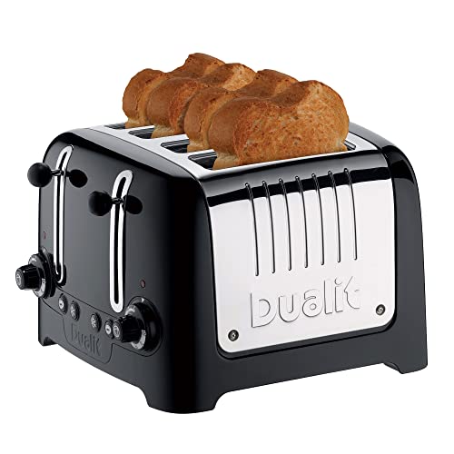 Dualit 46225 4 Scheiben Lite Toaster gloss, schwarz (black)