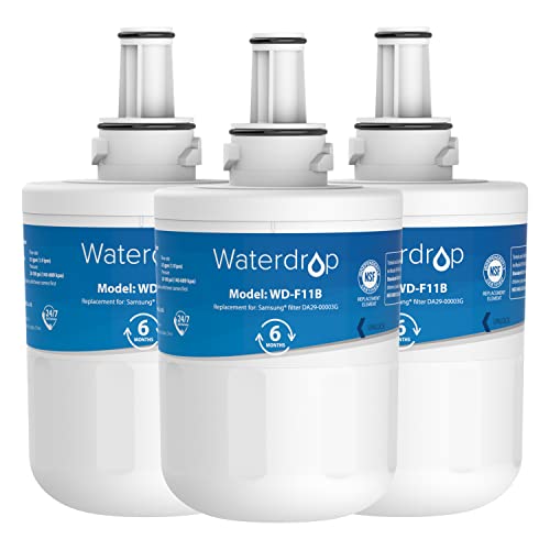 Waterdrop 3X DA29-00003G Kühlschrank Wasserfilter, Kompatibel mit Samsung AquaPure Plus DA29-00003G, DA29-00003B, DA29-00003A, DA97-06317A, HAFCU1/XAA, HAFIN2/EXP APP100 WF289