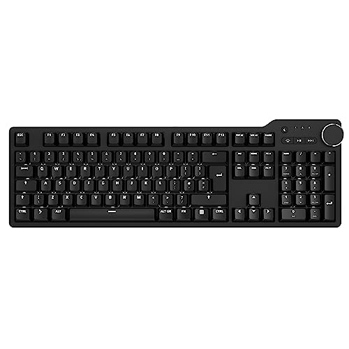 Das Keyboard 6 Professional, UK-Layout, MX-Blue - schwarz (DK6ABSLEDMXCLIUKX)