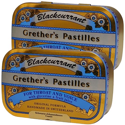 Grether's Pastilles Blackcurrant I 2x 110 g im Sparset I plus PharmaPerle giveaway