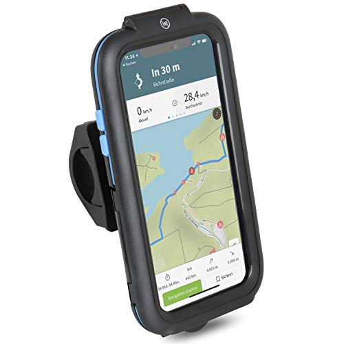 Wicked Chili Tour Case kompatible mit Apple iPhone XS/X - Bike Mount iPhone X, XS Fahrrad-Handy-Halterung für Navigation mit Face ID Unterstützung (Schutz vor Regen, Ladekabelanschluss)