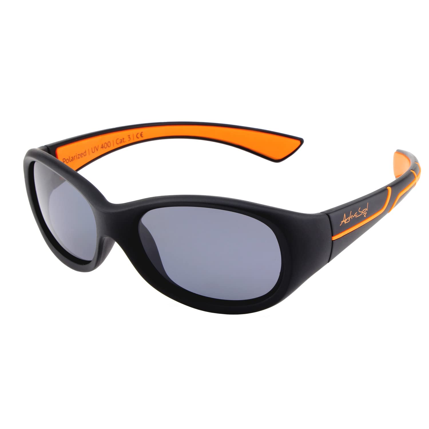 ActiveSol Kinder-Sonnenbrille Kids@School, 5 – 10 Jahre, UV-Schutz, polarisiert