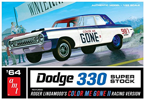 Round2 AMT987/12 1/25 1964 Dodge 300 Superstock, Color me Grone