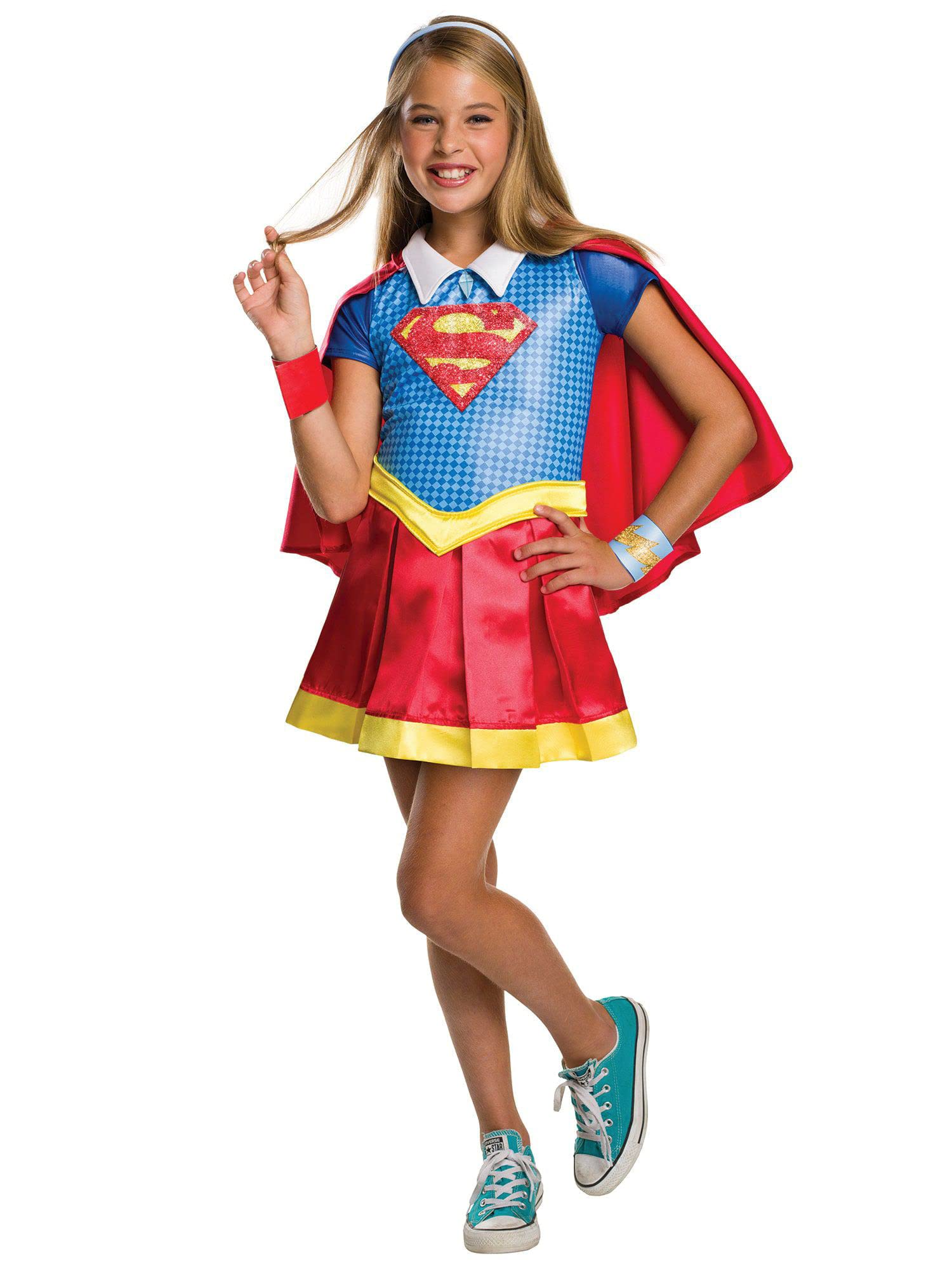 Rubie's 3620714 - DC Super Hero Girls Supergirl Deluxe Kinderkostüm