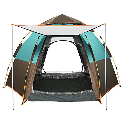 Faltzelt für 3–4 Personen, leichtes Zelt, automatisches Camping-Popup-Zelt, für Strandcamping, Wandern, Angeln, einfach aufzubauen und hoffnungsvoll zu verpacken