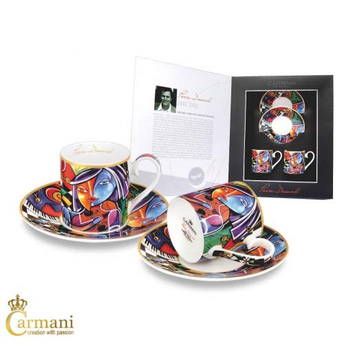 CARMANI - 2-teiliges Espresso-Set mit Pierre Dissard 100ml