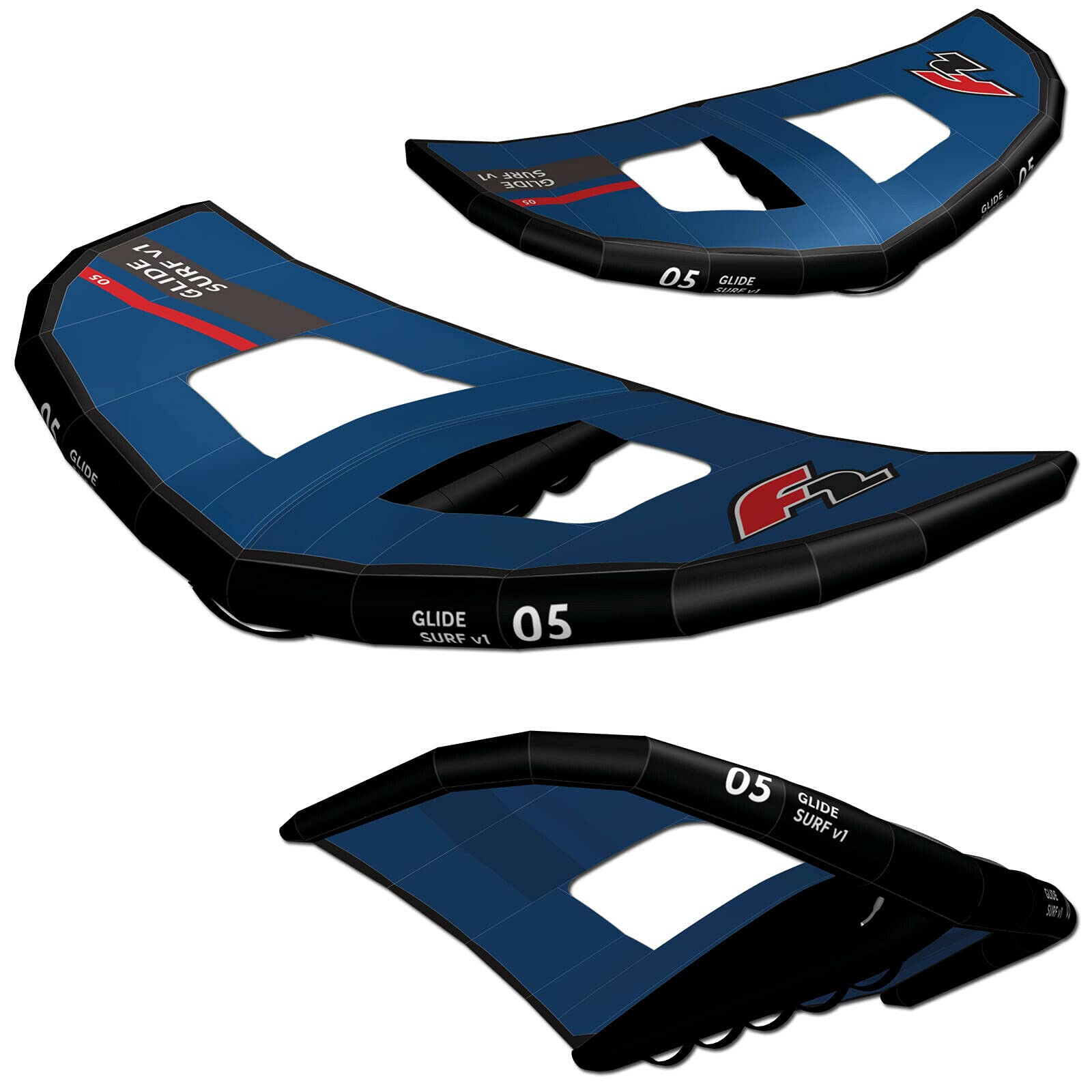 F2 Glide SURF Wing | Sail Kite Surf Foil Segel | Windsegel Sup Flügel | 6 qm
