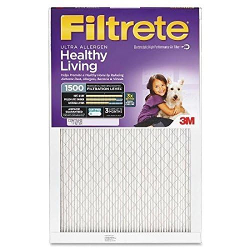 Filtrete ur28–6pk-1e Air Filter, 18 in. x 30 in. x 1 in, weiß