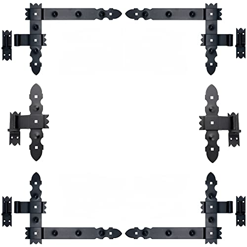 Winkelband Winkelbänder Türbänder Türband Schwarz Pulverbeschichtet (400 (6 Teile))