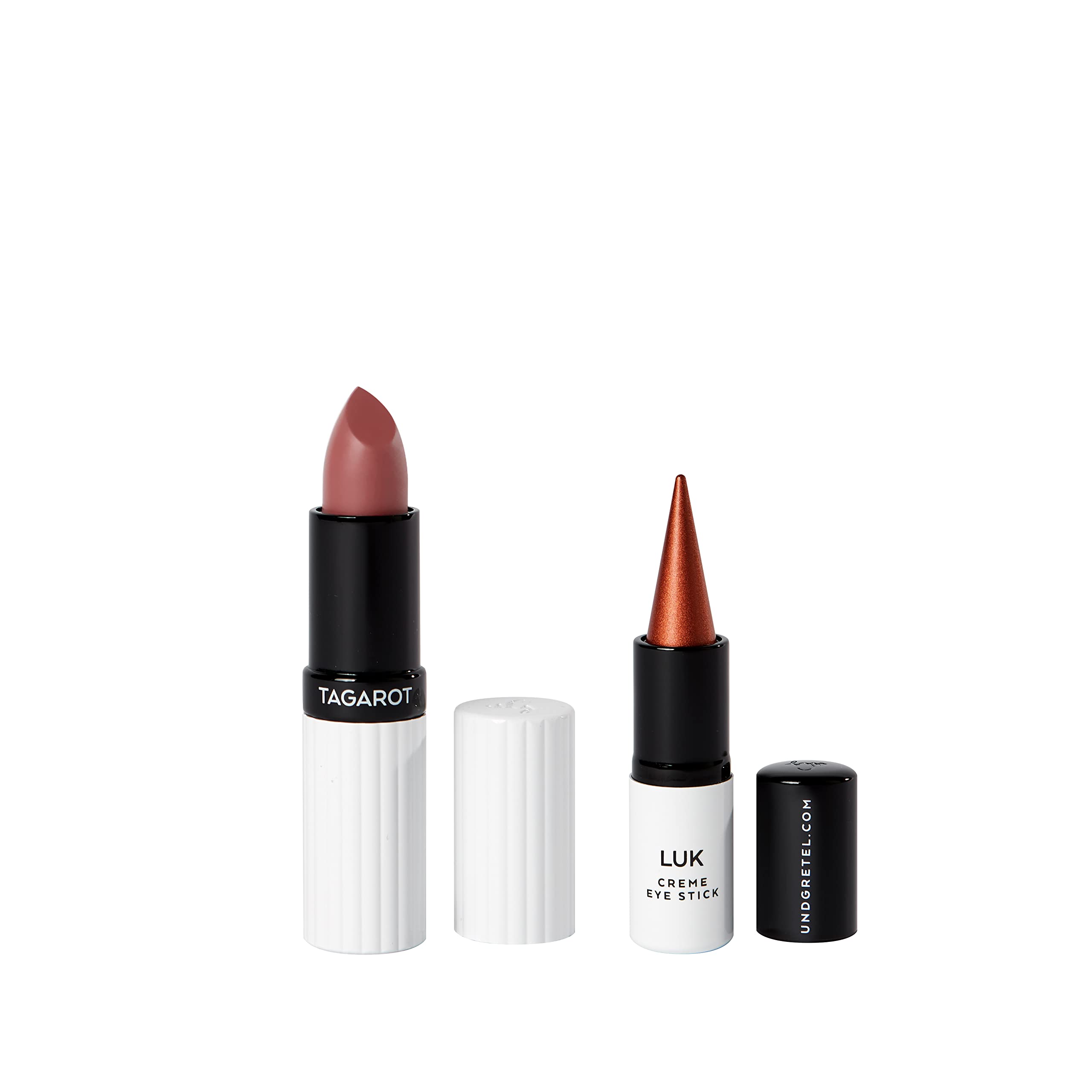 UND GRETEL - TAGAROT Lipstick Rose Kiss 10 + LUK Cream Eye Stick Bronze 01 - Zertifizierte Naturkosmetik
