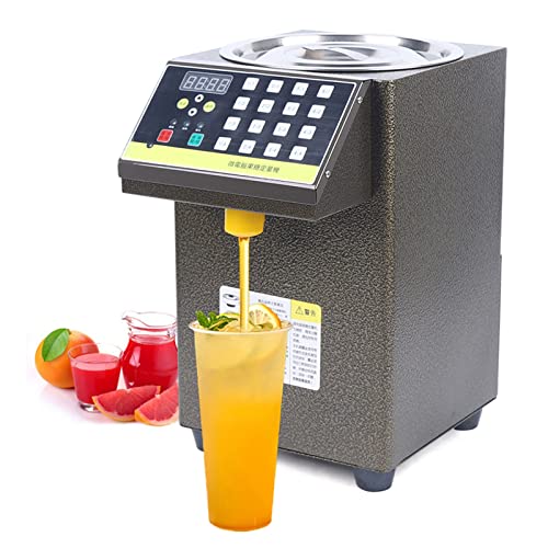 Automatische Fruchtzuckerspender, 360W Fructose Quantitative Maschine, Zuckerspender Fruchtzuckerpumpe 8.5L für Milchtee-Shop, Bäckerei, Cafeteria, Café
