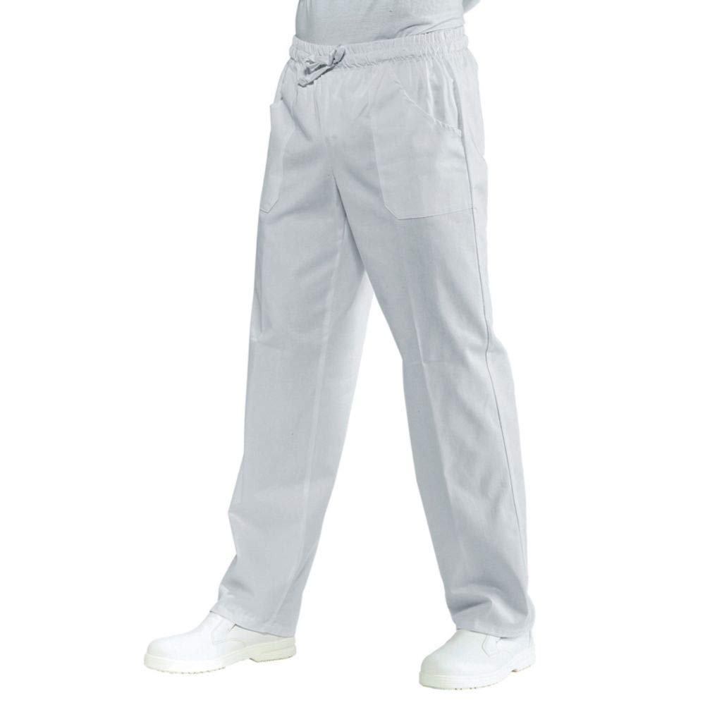 ISACCO 044000S Shorts mit Gummizug, Größe S, weiß