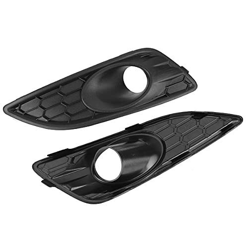 Flpeekash 1 Paar vordere Stoßstange untere Wabennebel-Lampen-Einfassung für Fiesta MK7 Facelift 2013–2017