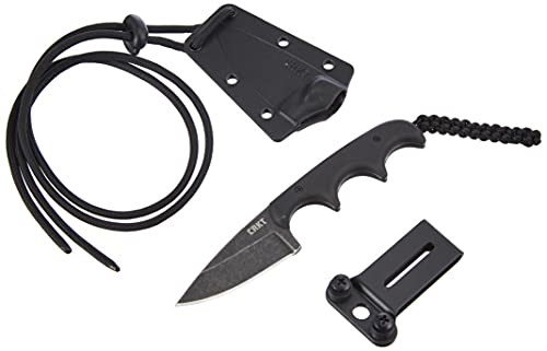 Columbia River Knife & Tool Fahrtenmesser CRKT Minimalist Drop Point, schwarz, One Size