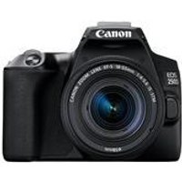 Canon EOS 250D - Digitalkamera - SLR - 24.1 MPix - APS-C - 4K / 25 BpS - 3x optischer Zoom EF-S 18-55mm IS STM-Objektiv - Wi-Fi, Bluetooth - Schwarz