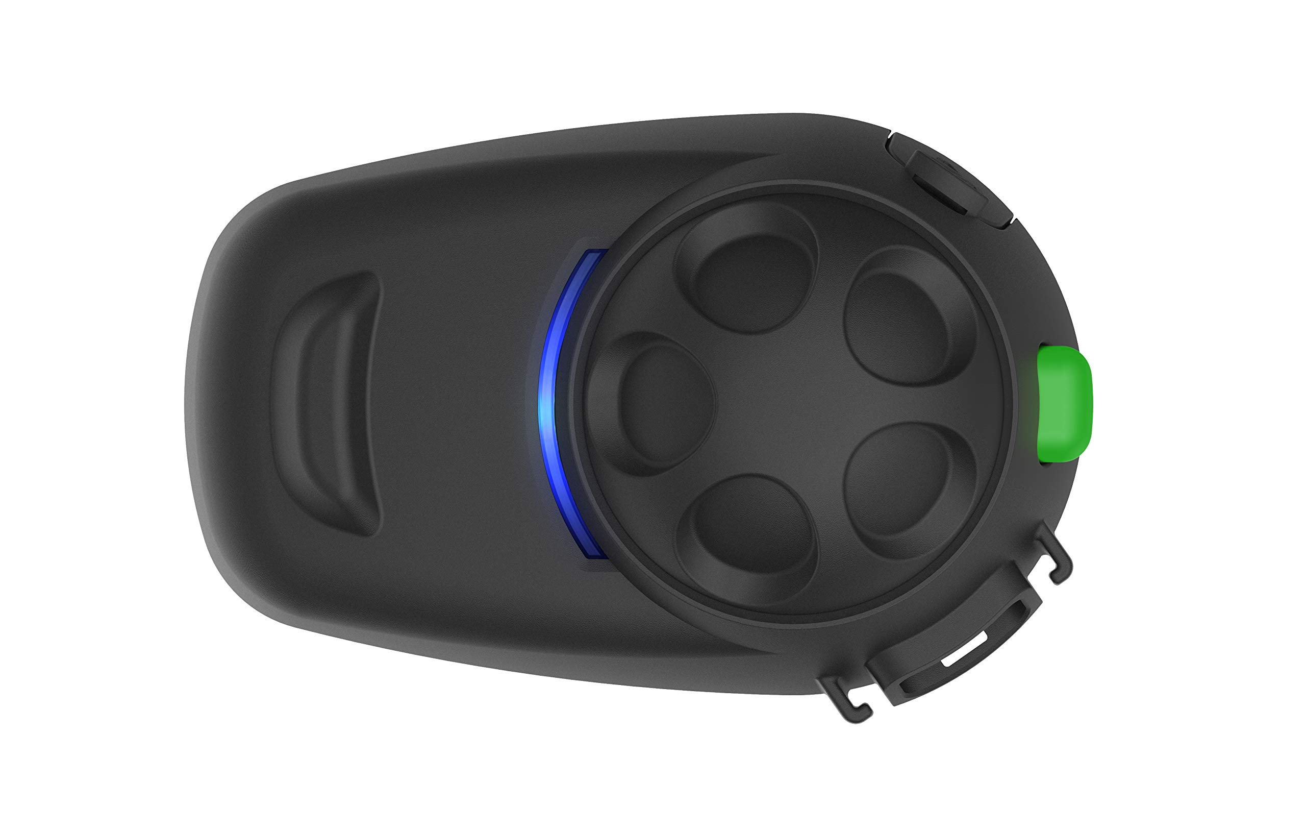 Sena SMH5 Multicom Bluetooth-Kommunikationssystem für Motorräder und Roller mit Schnellmontage-Helmklemmeinheit, schwarz