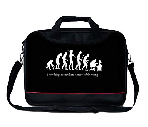 LUXBURG® 13 Zoll Messenger Bag Umhängetasche Laptoptasche Notebooktasche mit Tragegurt Tasche für Laptop/Notebook Computer Business Bag