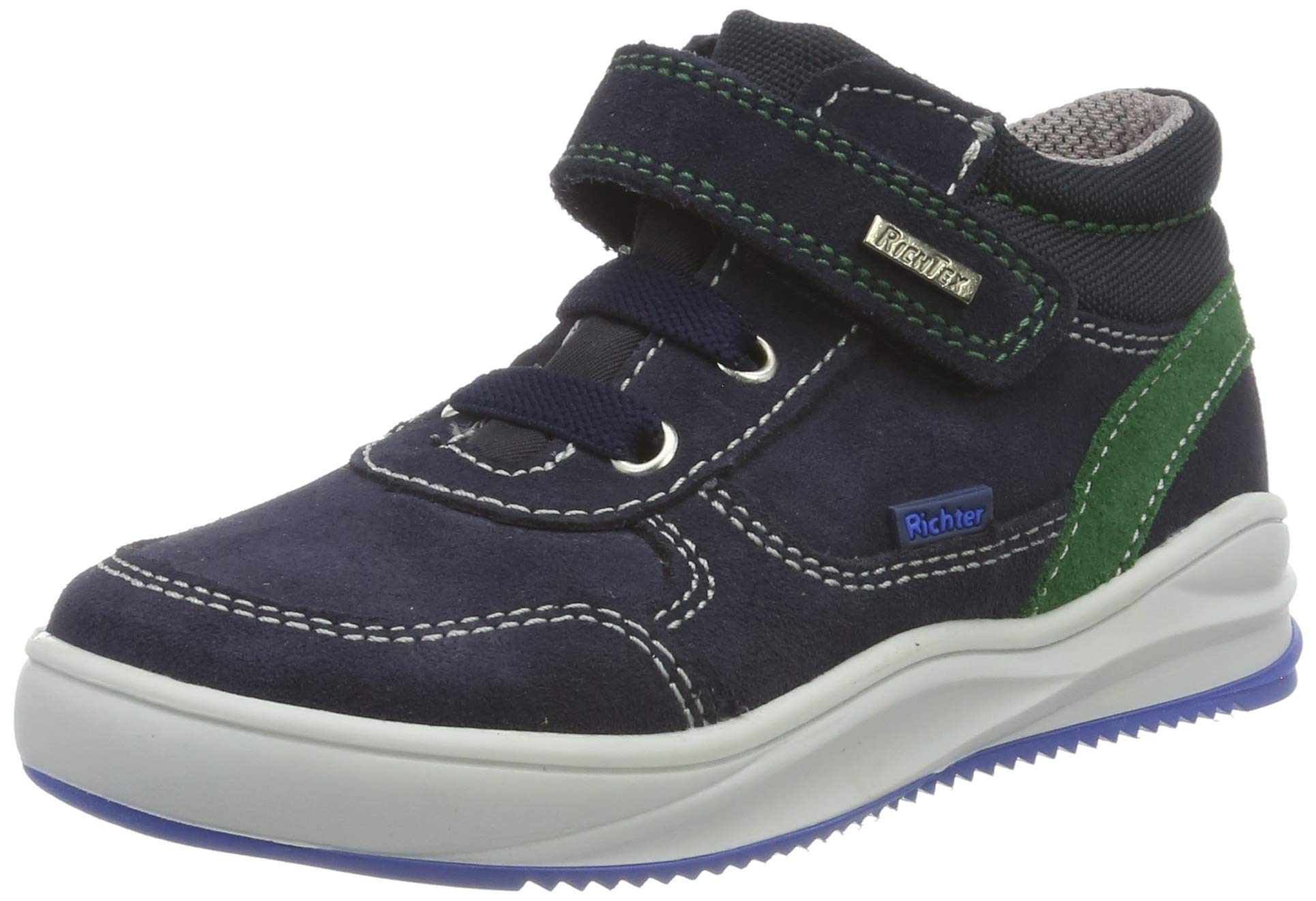 Richter Kinderschuhe Jungen Harry Hohe Sneaker, Blau (Atlantic/Turtle 7201), 22 EU