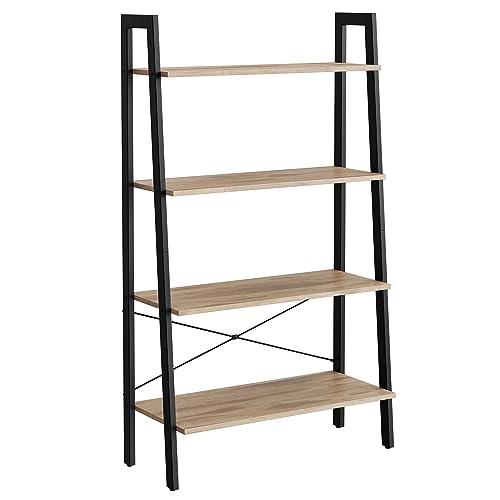 VASAGLE Nature Ladder Shelves LLS144B50