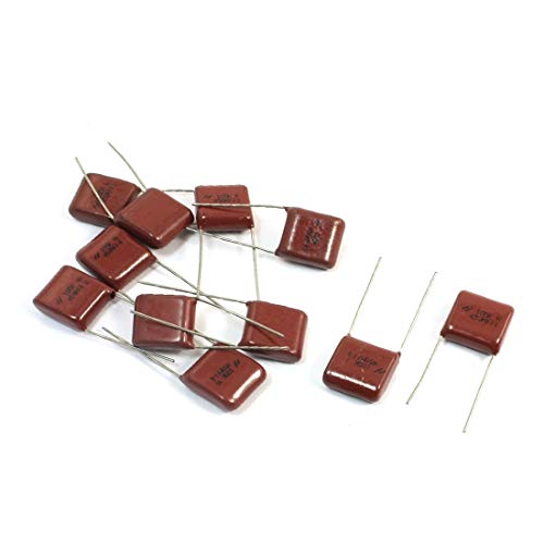 CBB 1uF 105K 450V Radial Lead Metallized Polypropylene Film Capacitors 10Pcs(CBB 1uF 105K 450-V - Вlе?-metallisierter Polypropylen-Filmkondensator 10 Stück Kondensator Bastelmaterial