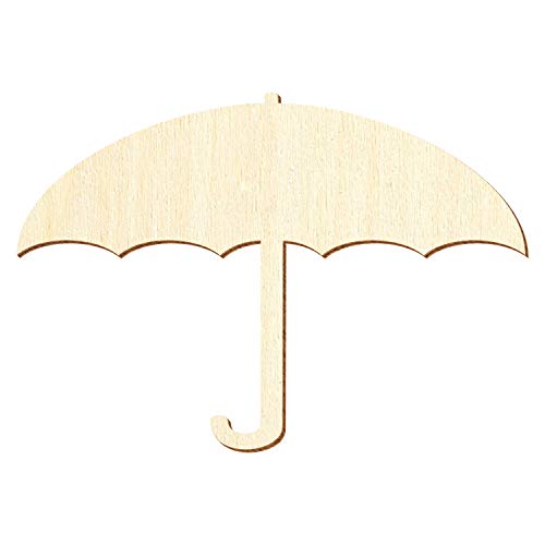 Holz Regenschirm - Deko Basteln 5-50cm, Größe:11cm, Pack mit:25 Stück