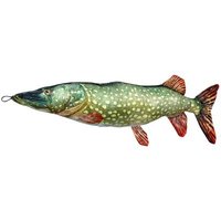 Fladen weiches Dekokissen in Fischform, Farbe:Heilbutt, Größe:100cm