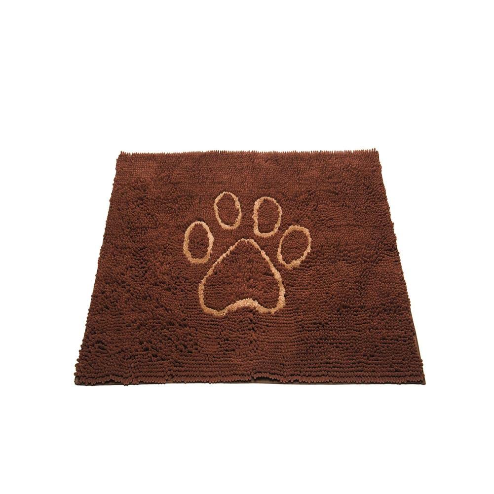Dog Gone Smart Dirty Dog Fußmatte, Mikrofaser, super saugfähig, maschinenwaschbar mit Rutschfester Unterseite, groß, Mokka-Braun